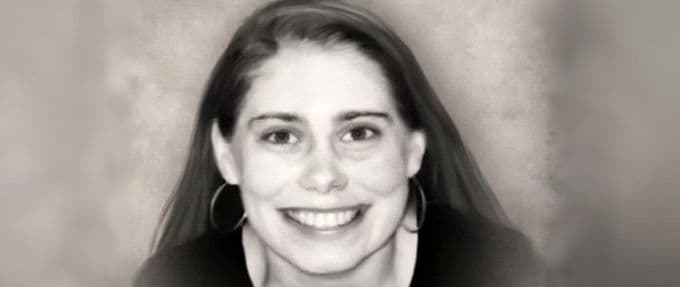 A black and white image of Lacey Fletcher, a murder victim.