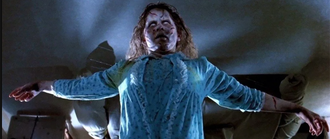 An ultimate list of classic horror films - still shot from The Exorcist