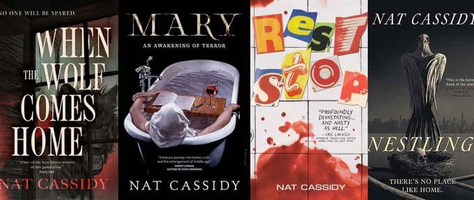 collage of nat cassidy books