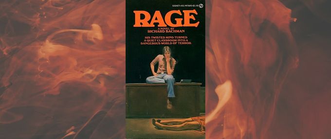 rage book cover on fiery background