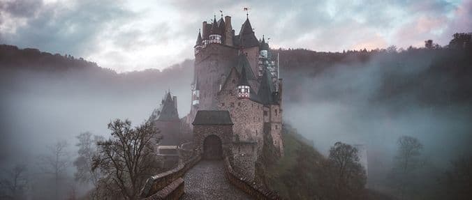 image of castle in fog, creepy crate #19 preview