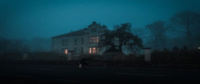 house, haunted, creepy, night