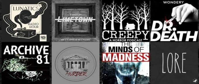 creepy podcast covers