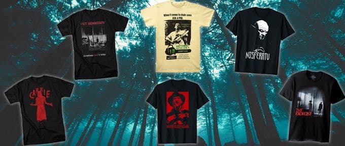 13 Cool and Creepy Horror Movie T-Shirts for Genre Superfans
